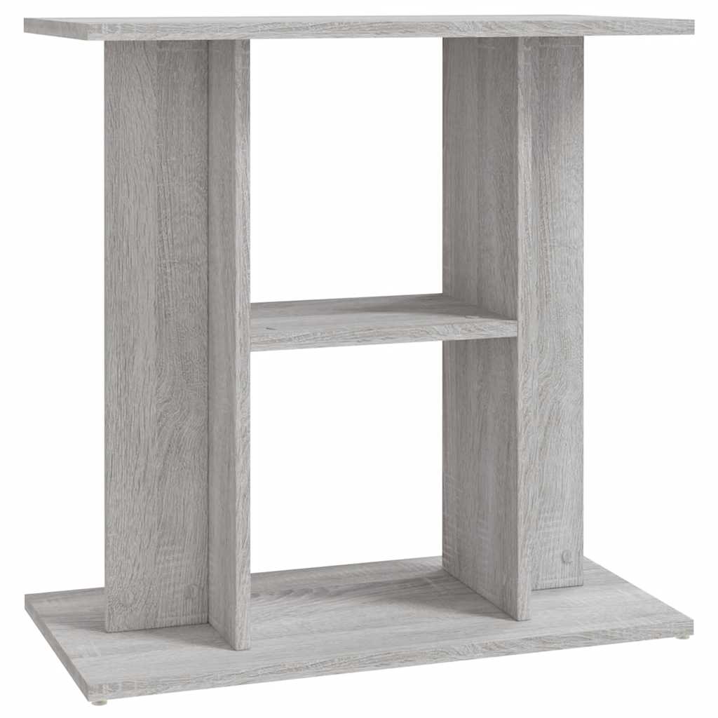 Βάση Ενυδρείου Γκρι Sonoma 60x30x60 εκ. από Τεχνητό Ξύλο - Pakobazaar