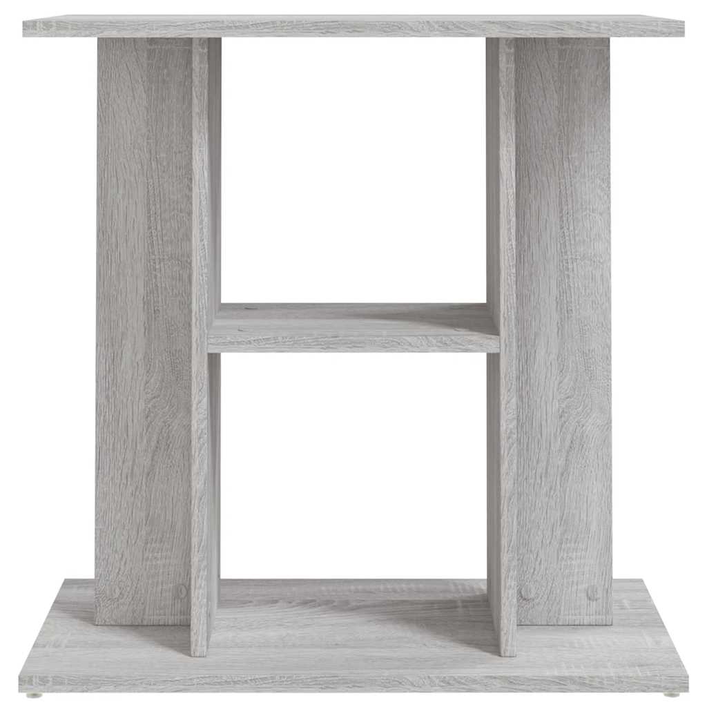 Βάση Ενυδρείου Γκρι Sonoma 60x30x60 εκ. από Τεχνητό Ξύλο - Pakobazaar