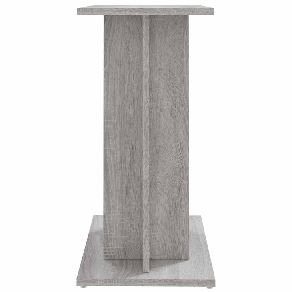Βάση Ενυδρείου Γκρι Sonoma 60x30x60 εκ. από Τεχνητό Ξύλο - Pakobazaar