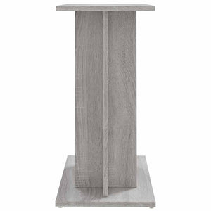 Βάση Ενυδρείου Γκρι Sonoma 60x30x60 εκ. από Τεχνητό Ξύλο - Pakobazaar