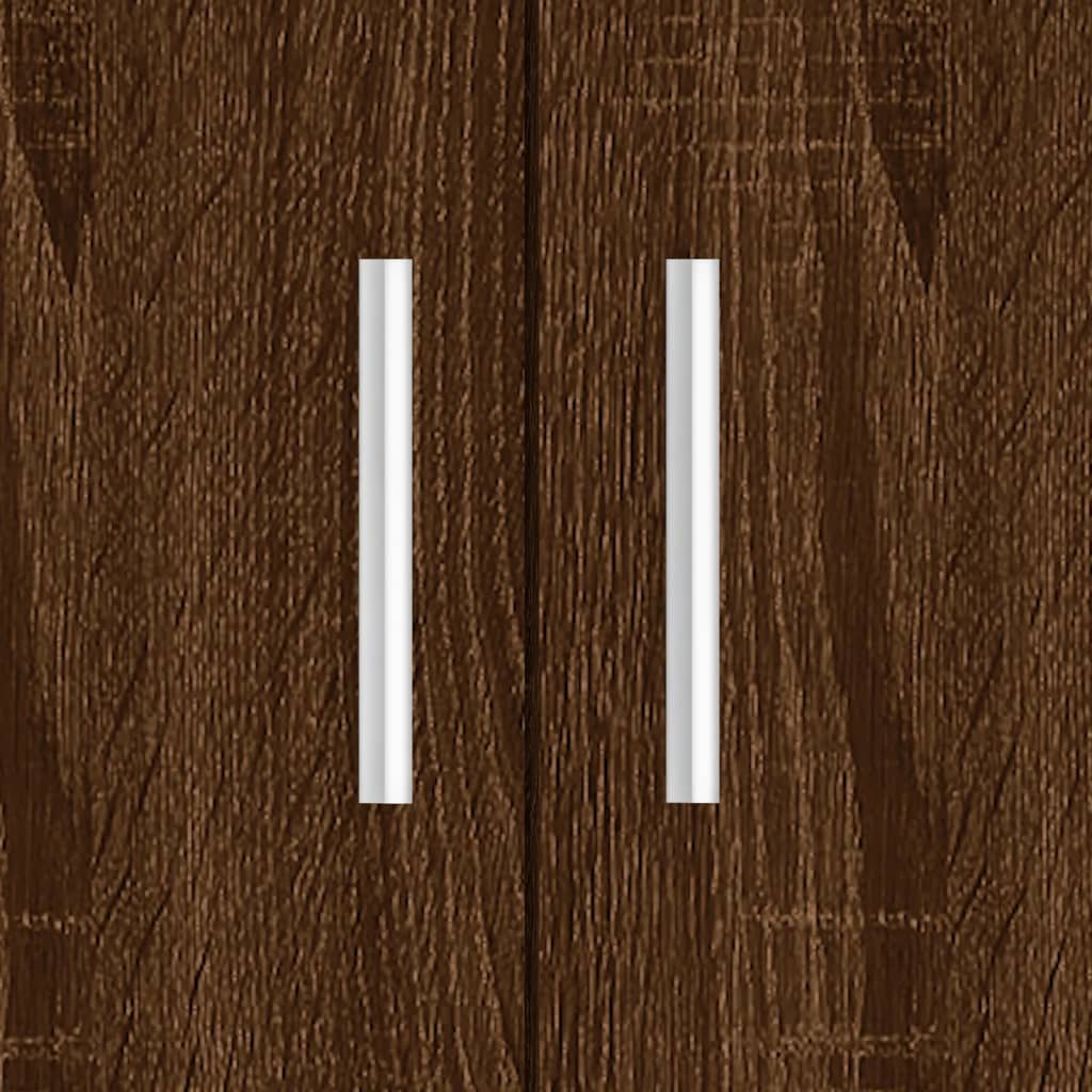 Βάση Ενυδρείου Καφέ Δρυς 81x36x73 εκ. από Επεξεργασμένο Ξύλο - Pakobazaar