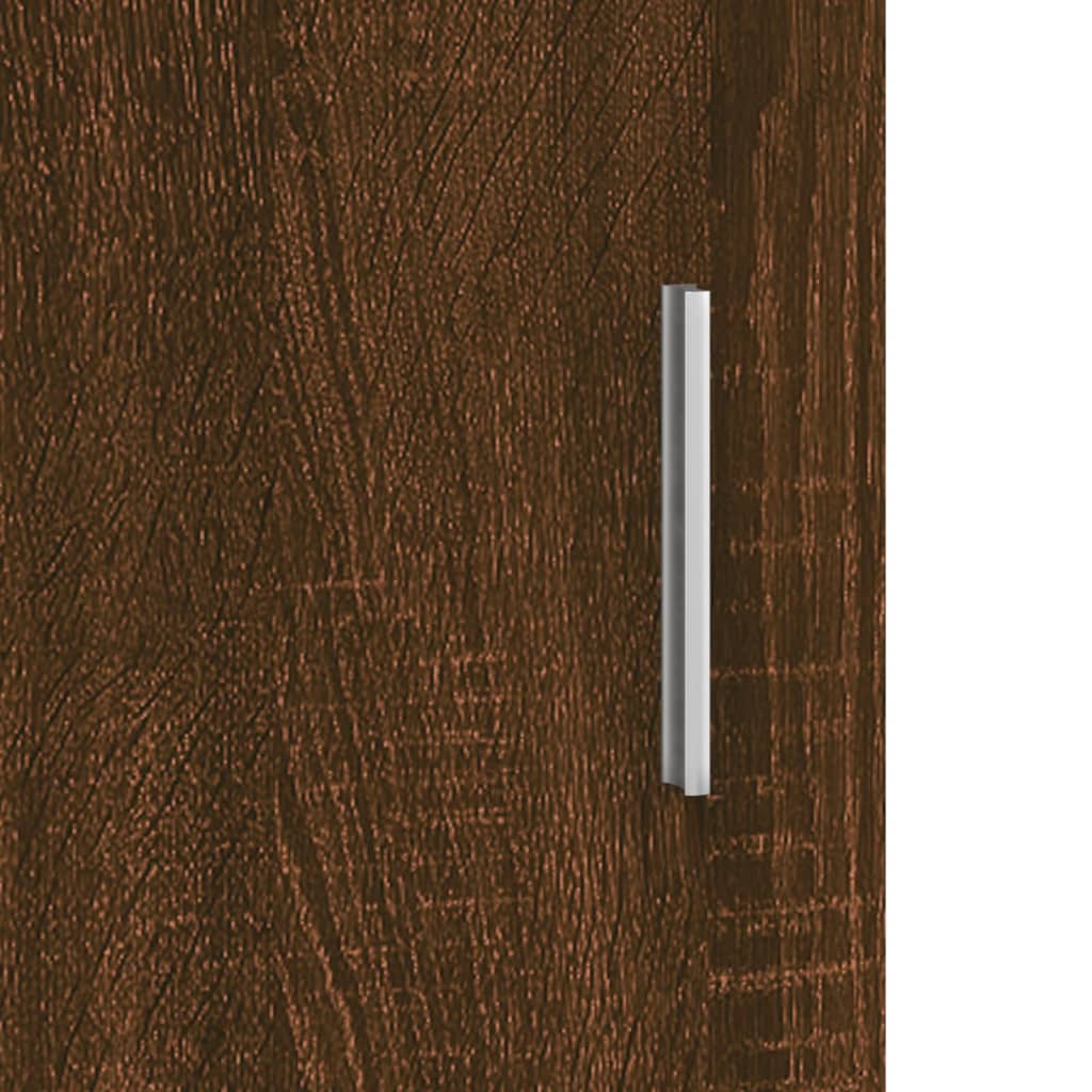 Βάση Ενυδρείου Καφέ Δρυς 121x41x58 εκ. από Επεξεργασμένο Ξύλο - Pakobazaar