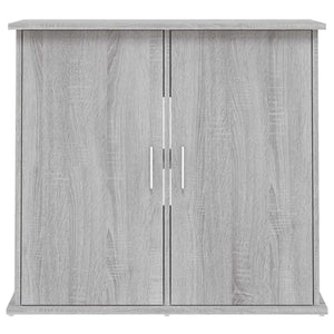 Βάση Ενυδρείου Γκρι Sonoma 81x36x73 εκ. από Επεξεργασμένο Ξύλο - Pakobazaar