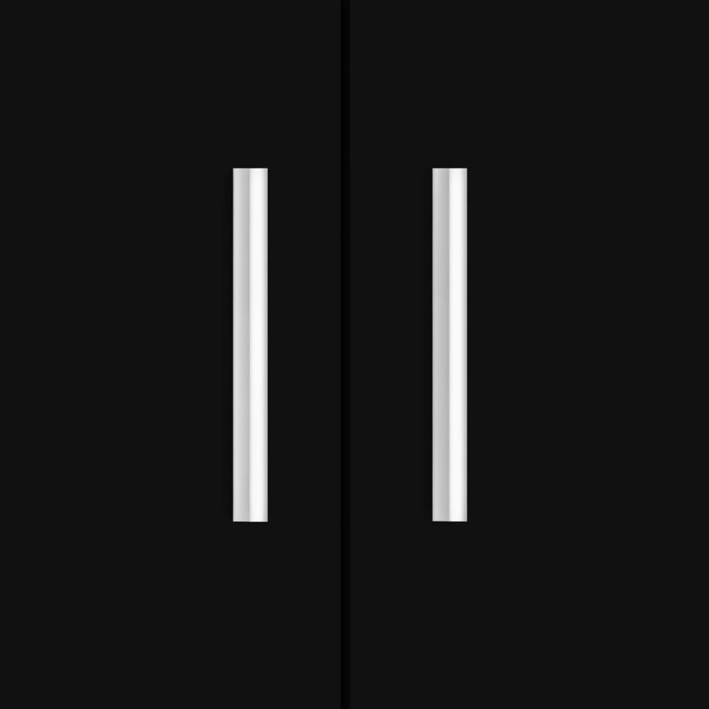 Βάση Ενυδρείου Μαύρη 101 x 41 x 58 εκ. από Επεξεργασμένο Ξύλο