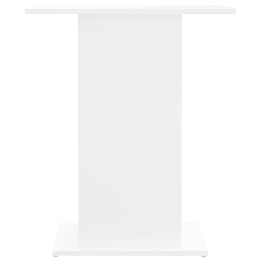 Βάση Ενυδρείου Λευκή 60,5x36x72,5 εκ. από Επεξεργασμένο Ξύλο - Pakobazaar