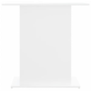 Βάση Ενυδρείου Λευκή 75x36x72,5 εκ. από Μηχανικά επεξεργασμένο ξύλο - Pakobazaar