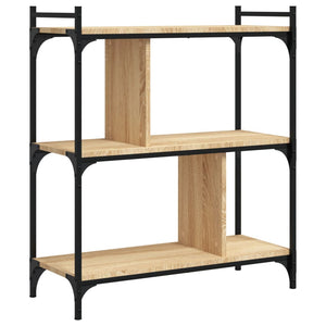 Βιβλιοθήκη 3 Επιπέδων Sonoma Δρυς 76 x 32 x 88 εκ. Επεξ. Ξύλο - Pakobazaar