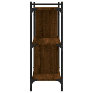 Βιβλιοθήκη 3 Επιπέδων Καφέ Δρυς 76 x 32 x 88 εκ. Επεξ. Ξύλο