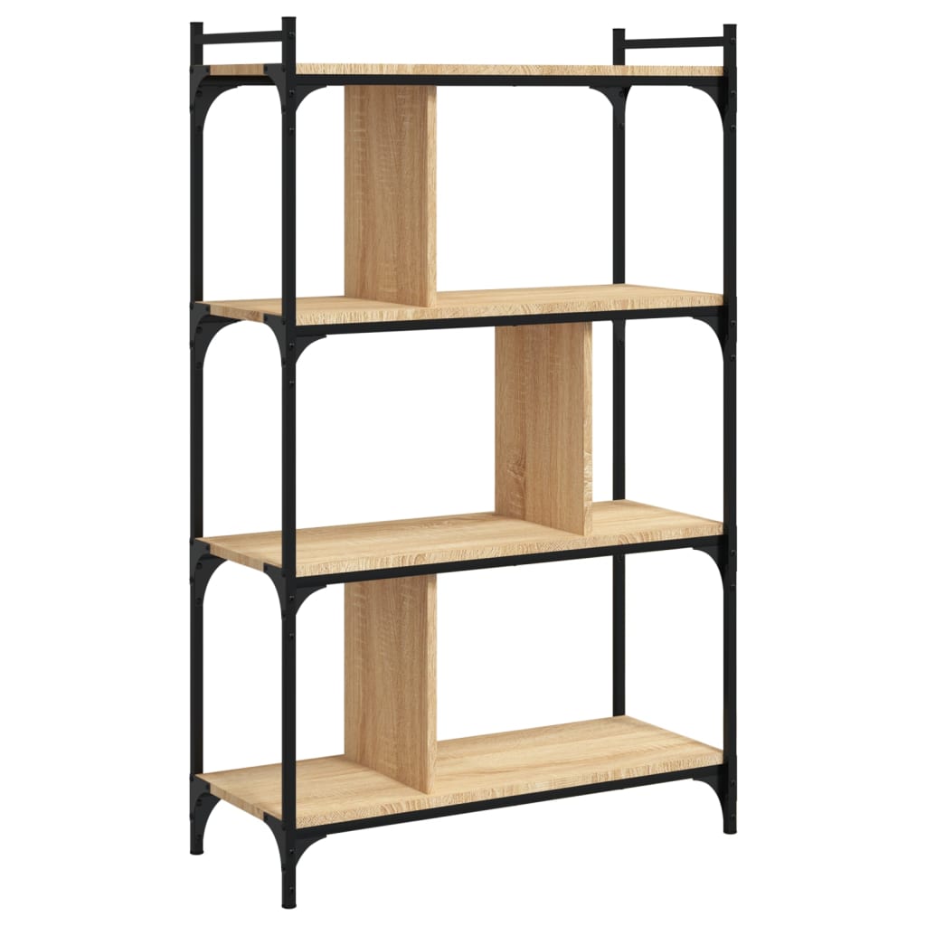 Βιβλιοθήκη 4 Επιπέδων Sonoma Δρυς 76 x 32 x 123 εκ. Επεξ. Ξύλο