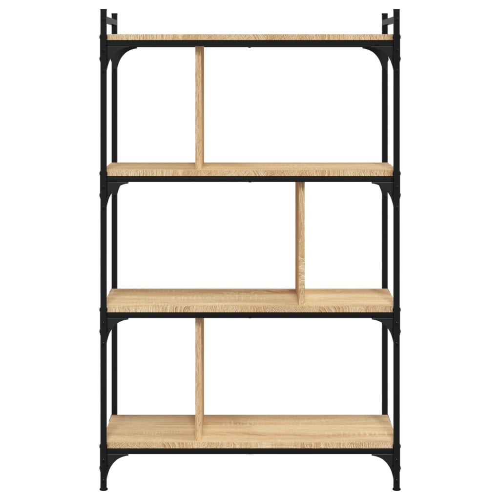 Βιβλιοθήκη 4 Επιπέδων Sonoma Δρυς 76 x 32 x 123 εκ. Επεξ. Ξύλο