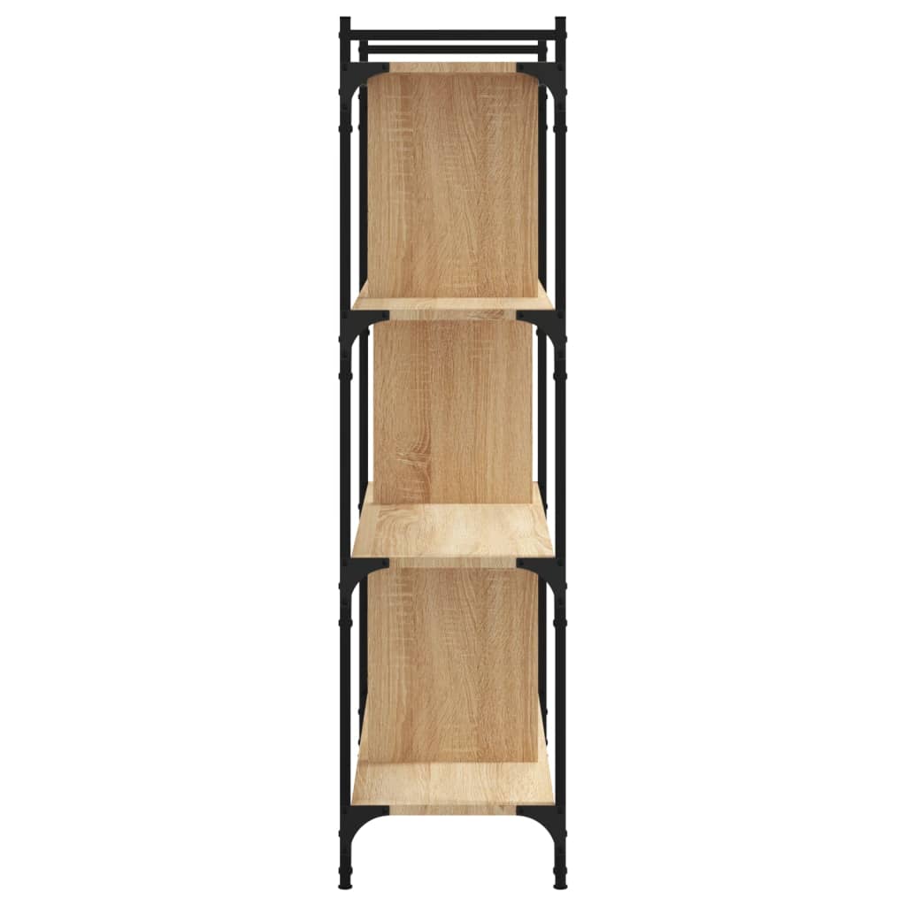 Βιβλιοθήκη 4 Επιπέδων Sonoma Δρυς 76 x 32 x 123 εκ. Επεξ. Ξύλο