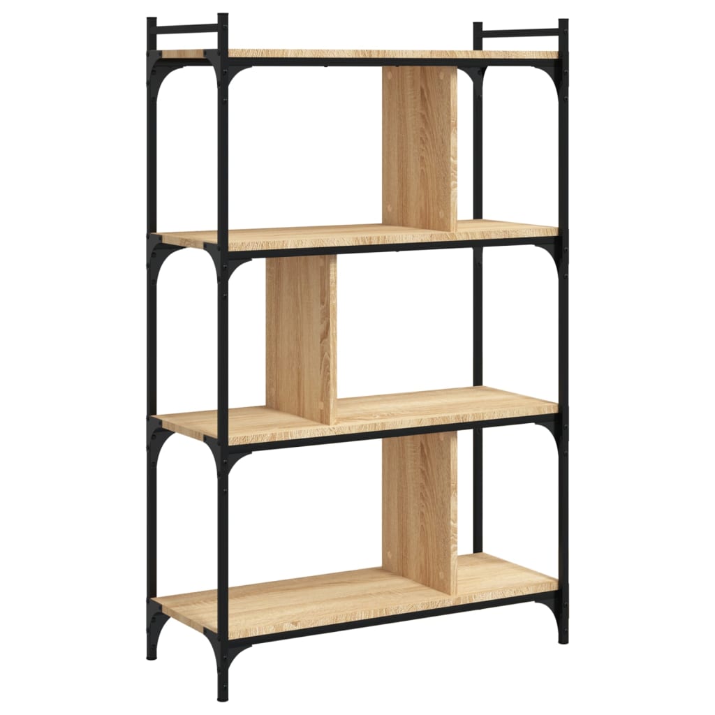 Βιβλιοθήκη 4 Επιπέδων Sonoma Δρυς 76 x 32 x 123 εκ. Επεξ. Ξύλο