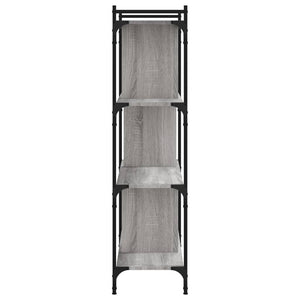 Βιβλιοθήκη 4 Επιπέδων Γκρι Sonoma 76 x 32 x 123 εκ. Επεξ. Ξύλο - Pakobazaar