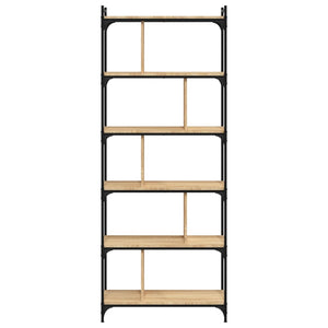 Βιβλιοθήκη 6 Επιπέδων Sonoma Δρυς 76 x 32 x 192 εκ. Επεξ. Ξύλο - Pakobazaar