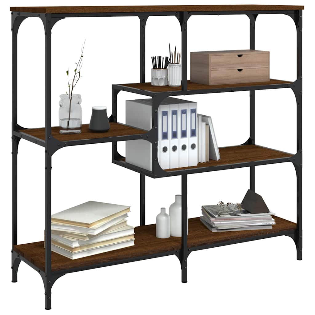 Τραπέζι Κονσόλα Καφέ Δρυς 103x32x95 εκ. Επεξεργασμένο Ξύλο