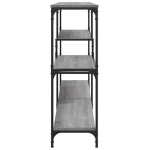 Τραπέζι Κονσόλα Γκρι Sonoma 160x32x95 εκ. Επεξεργασμένο Ξύλο