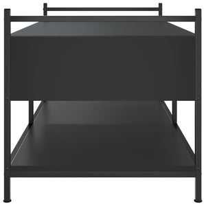 Τραπεζάκι Σαλονιού Μαύρο 99x50x50 εκ. Επεξεργασμένο Ξύλο