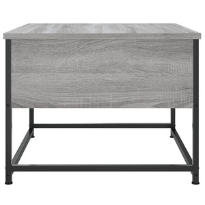 Τραπεζάκι Σαλονιού Γκρι Sonoma 51x51x40 εκ. Επεξεργασμένο Ξύλο
