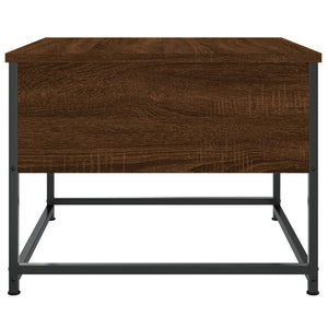 Τραπεζάκι Σαλονιού Καφέ Δρυς 51x51x40 εκ. Επεξεργασμένο Ξύλο