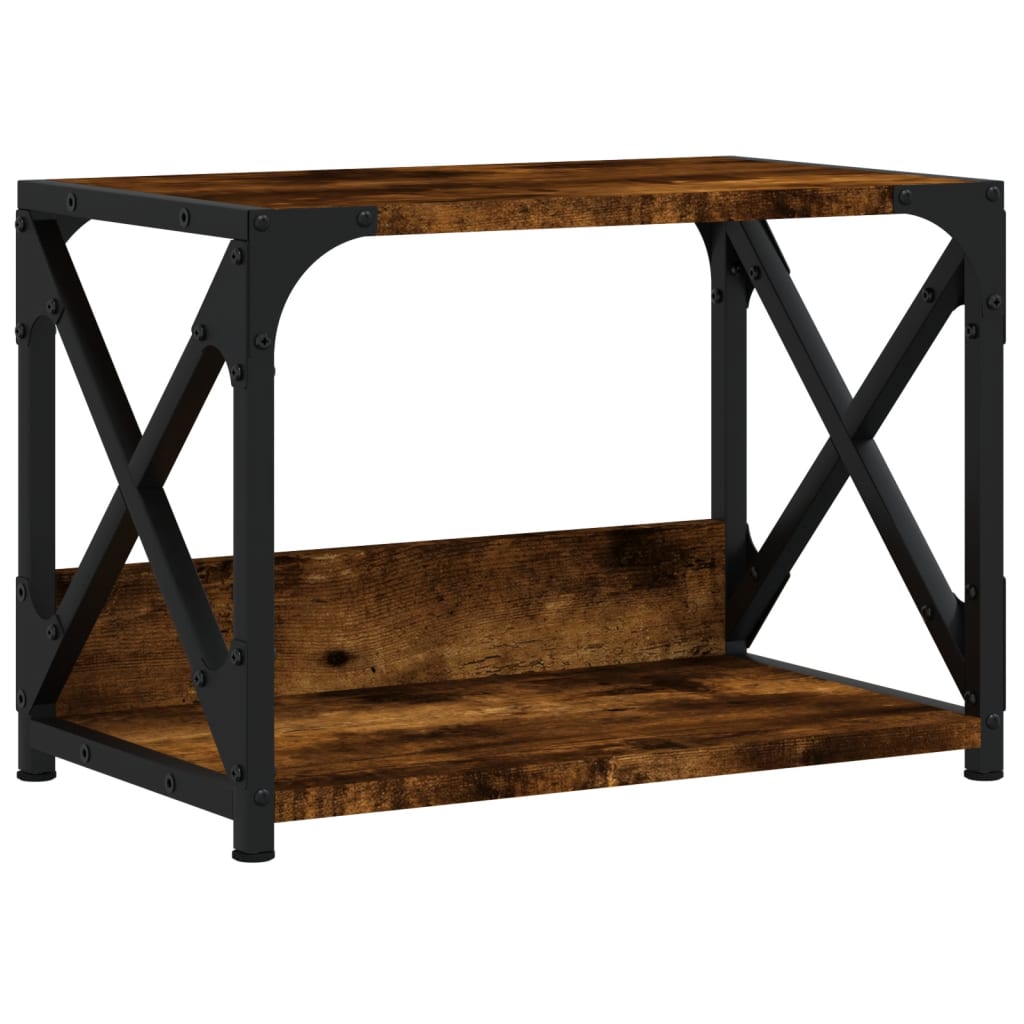 Βάση Εκτυπωτή 2 Επιπέδων Καπνιστή Δρυς 44x26x31,5 εκ Επεξ. Ξύλο - Pakobazaar
