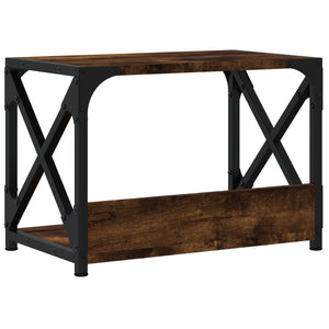 Βάση Εκτυπωτή 2 Επιπέδων Καπνιστή Δρυς 44x26x31,5 εκ Επεξ. Ξύλο - Pakobazaar