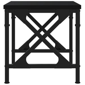 Βάση Εκτυπωτή Μαύρη 40 x 30 x 31 εκ. από Επεξεργασμένο Ξύλο