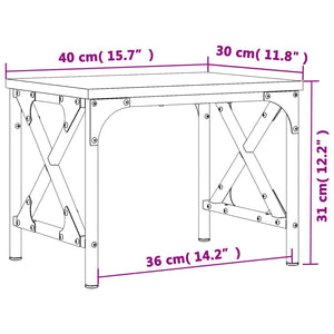 Βάση Εκτυπωτή Sonoma Δρυς 40x30x31 εκ. από Επεξεργασμένο Ξύλο - Pakobazaar