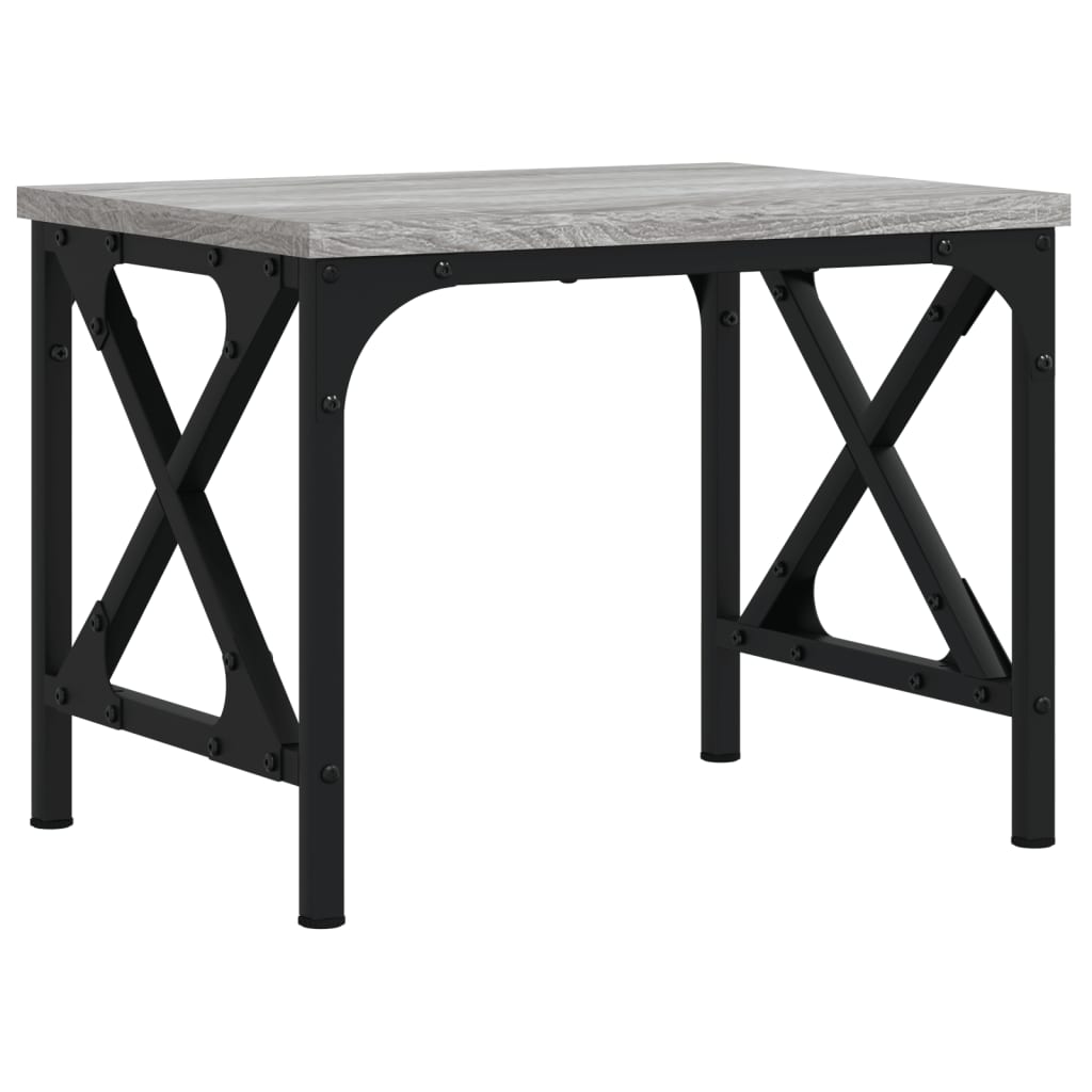 Βάση Εκτυπωτή Γκρι Sonoma 40x30x31 εκ. από Επεξεργασμένο Ξύλο - Pakobazaar