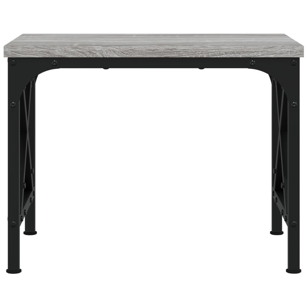 Βάση Εκτυπωτή Γκρι Sonoma 40x30x31 εκ. από Επεξεργασμένο Ξύλο - Pakobazaar