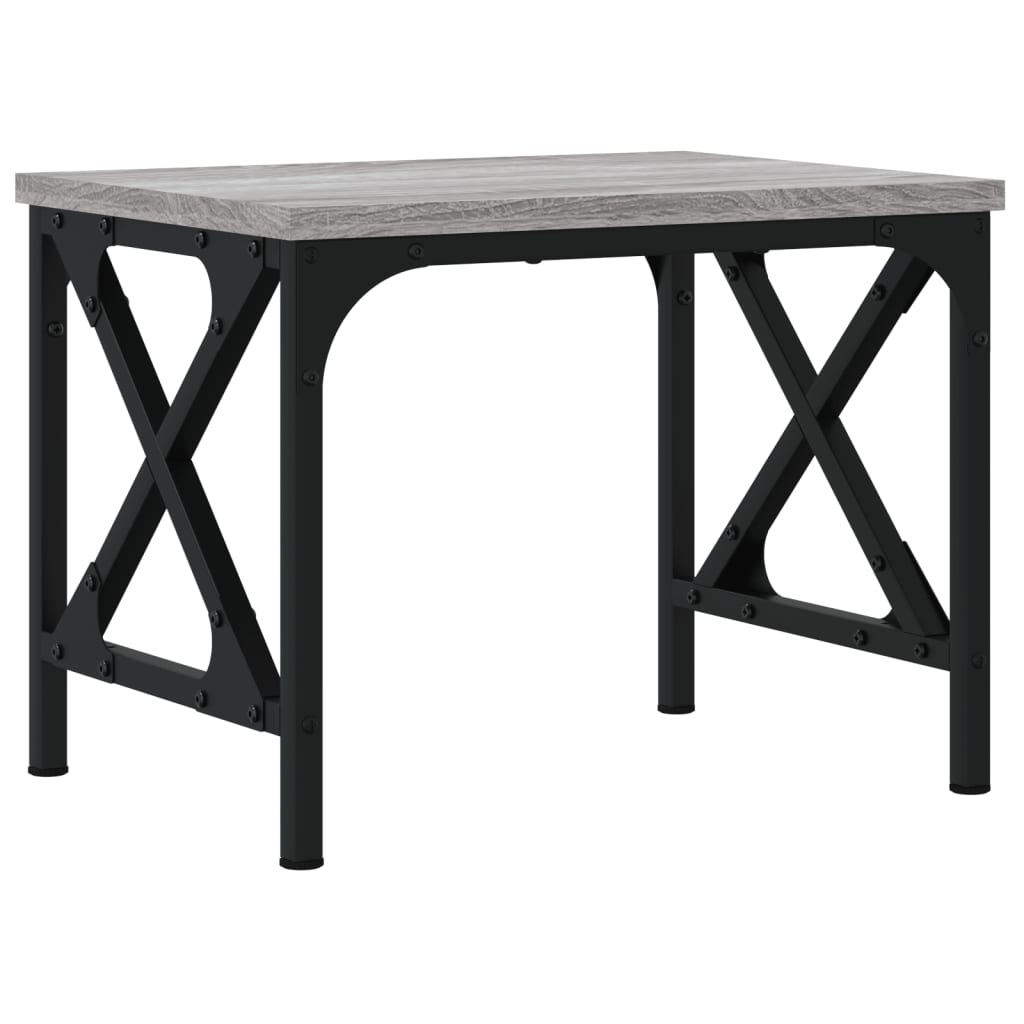 Βάση Εκτυπωτή Γκρι Sonoma 40x30x31 εκ. από Επεξεργασμένο Ξύλο - Pakobazaar