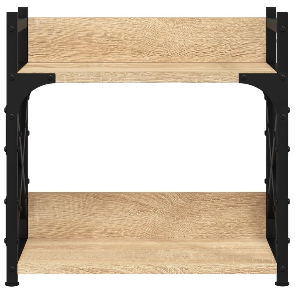 Βάση Εκτυπωτή 2 Επιπέδων Sonoma Δρυς 40x20x40 εκ Επεξ. Ξύλο