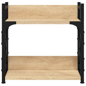 Βάση Εκτυπωτή 2 Επιπέδων Sonoma Δρυς 40x20x40 εκ Επεξ. Ξύλο