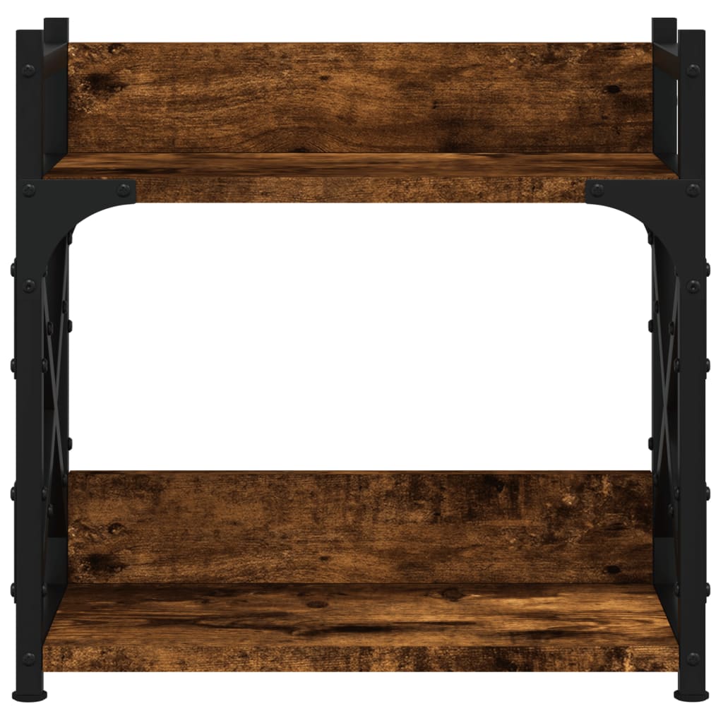 Βάση Εκτυπωτή 2 Επιπέδων Καπνιστή Δρυς 40x20x40 εκ Επεξ. Ξύλο