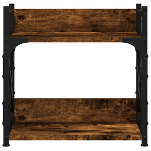 Βάση Εκτυπωτή 2 Επιπέδων Καπνιστή Δρυς 40x20x40 εκ Επεξ. Ξύλο