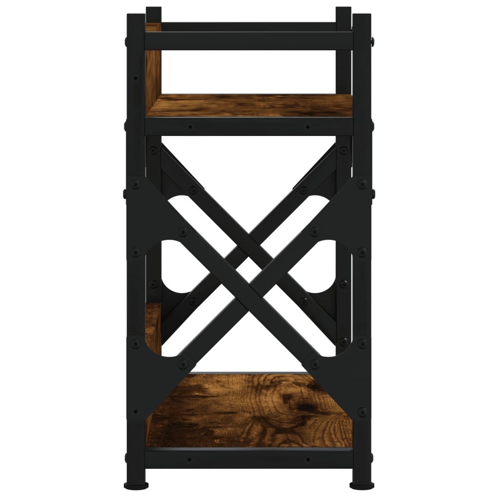 Βάση Εκτυπωτή 2 Επιπέδων Καπνιστή Δρυς 40x20x40 εκ Επεξ. Ξύλο