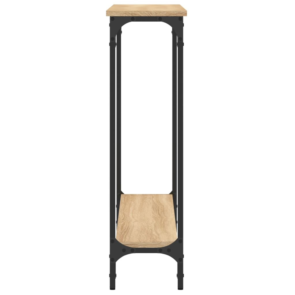 Τραπέζι Κονσόλα Sonoma Δρυς 100x22,5x75 εκ. Επεξεργασμένο Ξύλο - Pakobazaar