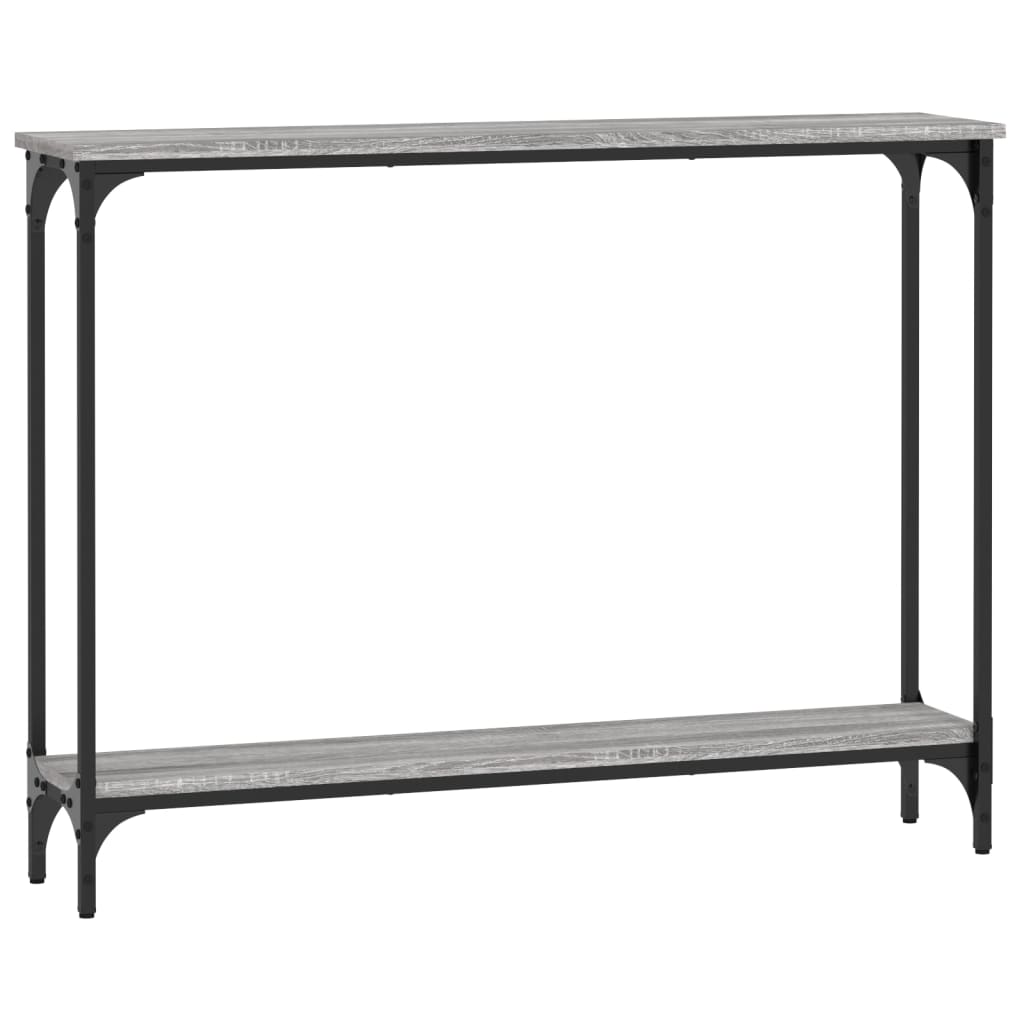 Τραπέζι Κονσόλα Γκρι Sonoma 100x22,5x75 εκ. Επεξεργασμένο Ξύλο