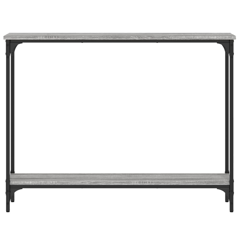Τραπέζι Κονσόλα Γκρι Sonoma 100x22,5x75 εκ. Επεξεργασμένο Ξύλο