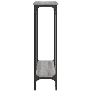Τραπέζι Κονσόλα Γκρι Sonoma 100x22,5x75 εκ. Επεξεργασμένο Ξύλο - Pakobazaar