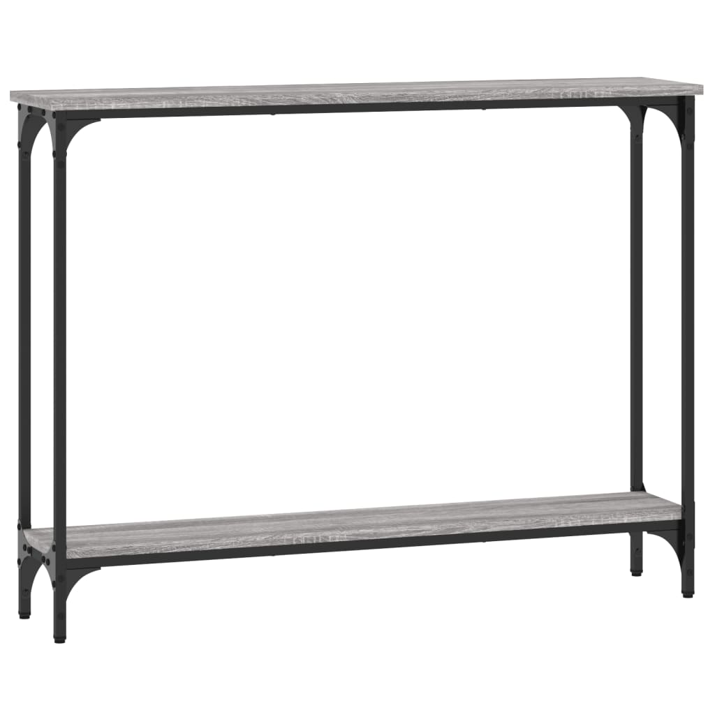 Τραπέζι Κονσόλα Γκρι Sonoma 100x22,5x75 εκ. Επεξεργασμένο Ξύλο