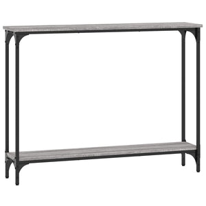 Τραπέζι Κονσόλα Γκρι Sonoma 100x22,5x75 εκ. Επεξεργασμένο Ξύλο - Pakobazaar