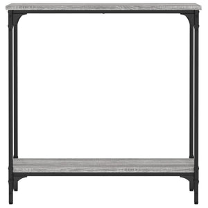 Τραπέζι Κονσόλα Γκρι Sonoma 75x22,5x75 εκ. Επεξεργασμένο Ξύλο - Pakobazaar