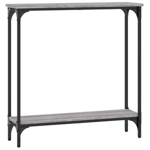Τραπέζι Κονσόλα Γκρι Sonoma 75x22,5x75 εκ. Επεξεργασμένο Ξύλο - Pakobazaar