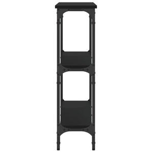 Τραπέζι Κονσόλα Μαύρο 100 x 22,5 x 75 εκ. από Επεξεργ. Ξύλο