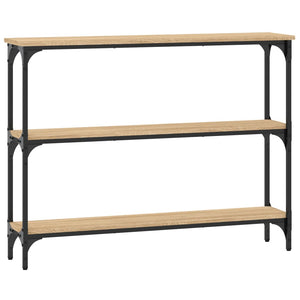 Τραπέζι Κονσόλα Sonoma Δρυς 100x22,5x75 εκ. Επεξεργασμένο Ξύλο - Pakobazaar