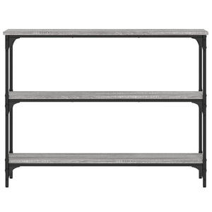 Τραπέζι Κονσόλα Γκρι Sonoma 100x22,5x75 εκ. Επεξεργασμένο Ξύλο - Pakobazaar