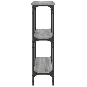 Τραπέζι Κονσόλα Γκρι Sonoma 100x22,5x75 εκ. Επεξεργασμένο Ξύλο - Pakobazaar