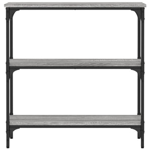 Τραπέζι Κονσόλα Γκρι Sonoma 75x22,5x75 εκ. Επεξεργασμένο Ξύλο