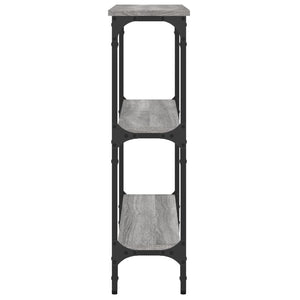 Τραπέζι Κονσόλα Γκρι Sonoma 75x22,5x75 εκ. Επεξεργασμένο Ξύλο