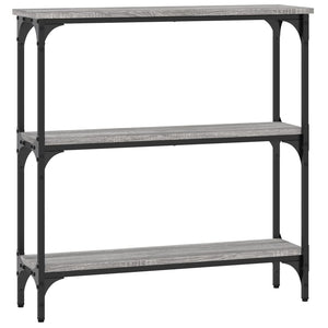 Τραπέζι Κονσόλα Γκρι Sonoma 75x22,5x75 εκ. Επεξεργασμένο Ξύλο